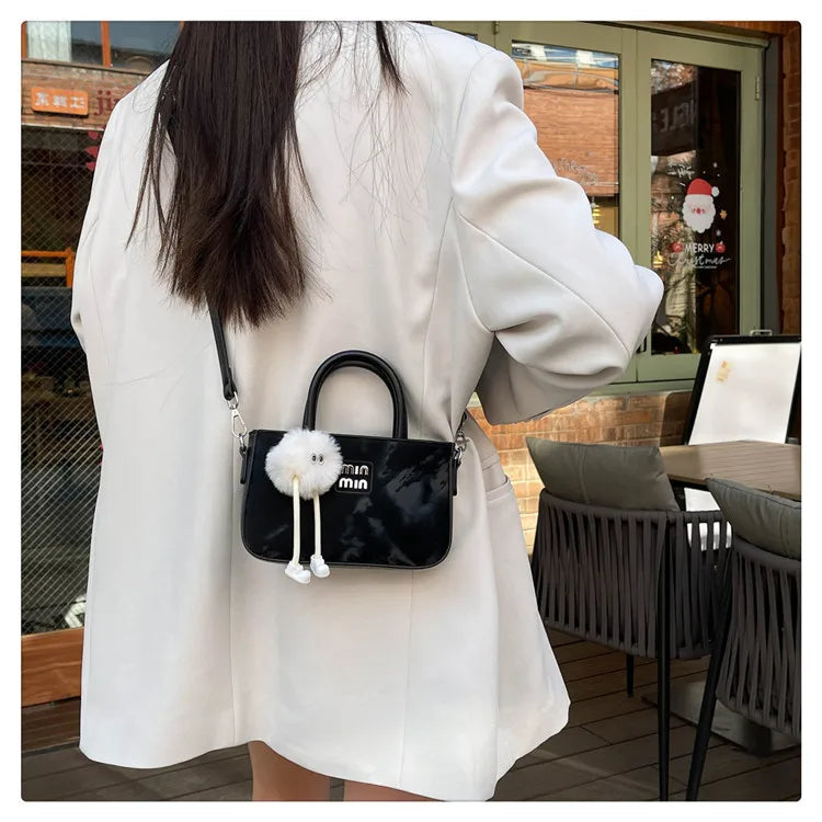 2025 New Women's Luxury Handbag Designer Small Square Purse Fashion Top Handle Crossbody Bag Elegant Shoulder Bag Trendy Clutch