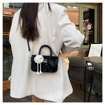 2025 New Women's Luxury Handbag Designer Small Square Purse Fashion Top Handle Crossbody Bag Elegant Shoulder Bag Trendy Clutch