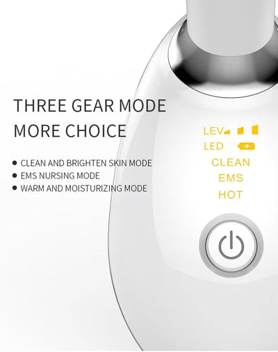 Neck massager face three lighting modes skin enhancement device LED beauty machine