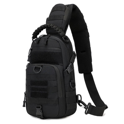 Men's Camping Chest Bag Tactical Sports Shoulder Outdoor Fanny Pack Hiking Climbing Cycling Fishing MOLLE System Sling Bags