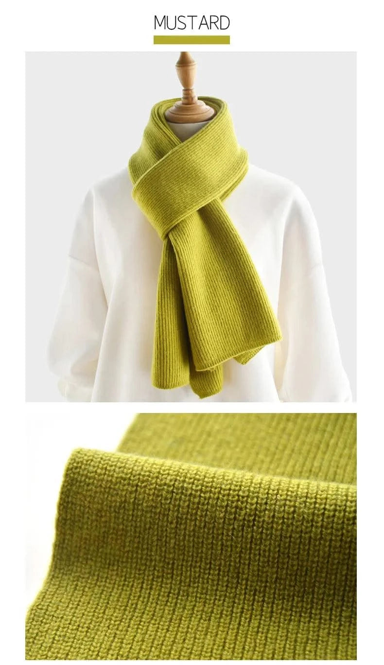 cashmere knitted scarves women or men kids children