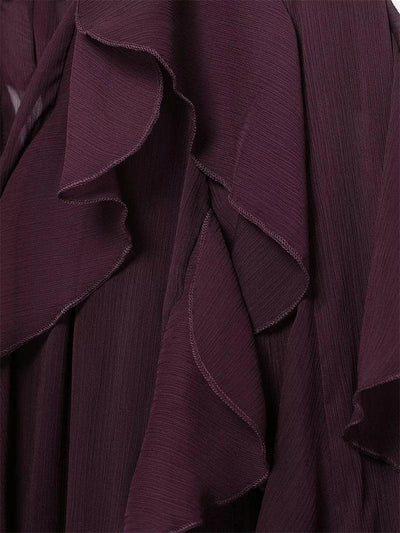 Ruffles Elegant Shirts & Blouses for Women 2025 Long Sleeve Semi-Transparent Tops For Women Spring Shirt And Blouse Top