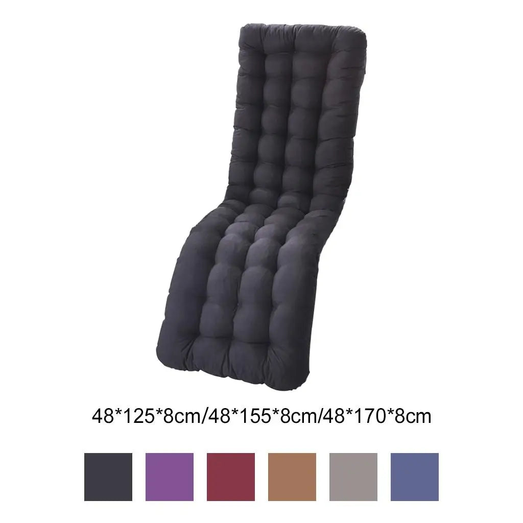 Polyester Garden Recliner Cushion Thickened High Office Seat Cushions Outdoor