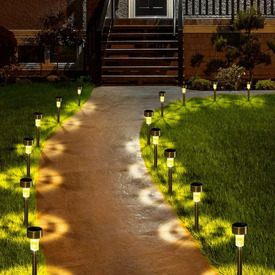 Outdoor Solar Lights Garden Lamp Solar Powered Waterproof Landscape Path LED Light for Yard Backyard Lawn Patio Decorative