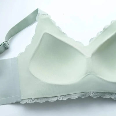 Full Coverage Bra For Plus Size Women With No Underwire Thin Cup Design To Show Cchest Small Help Lift And Prevent Sagging