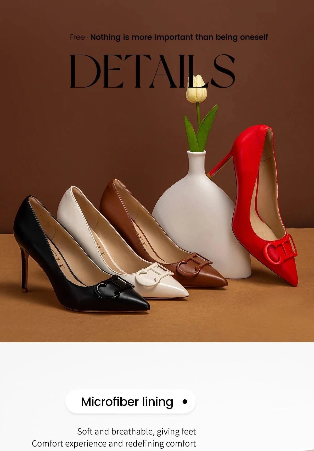 Women's Pointed Metal Buckle High Heels | Party | Carnival |Women's Shoes 9cm