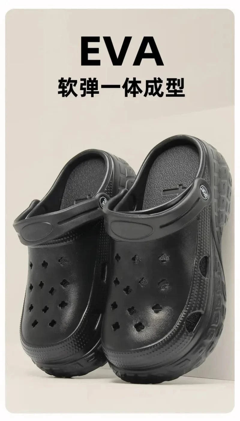 Women's Clogs Summer Slippers Platform Clog Sandals Outdoor Indoor Slippers Women Heeled Slippers High Quality Shoes Slides