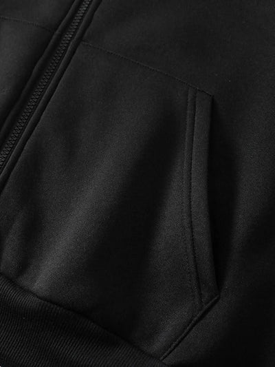 Fashion Solid Zipper Hoodie Women Warm Fleece Hooded Sweatshirt Autumn Casual Street Pocket Sportswear Oversized Female Clothing