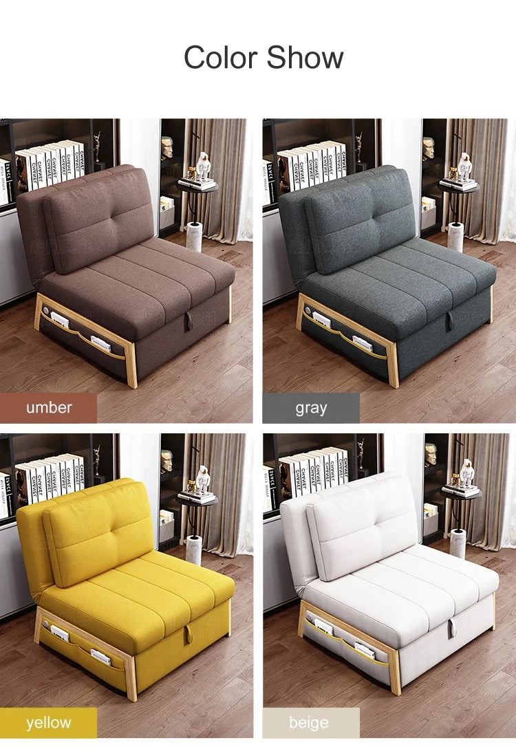Single Sofa Bed Foldable Furniture Sofa Cama Fabric Living Room Sofa Cum Bed