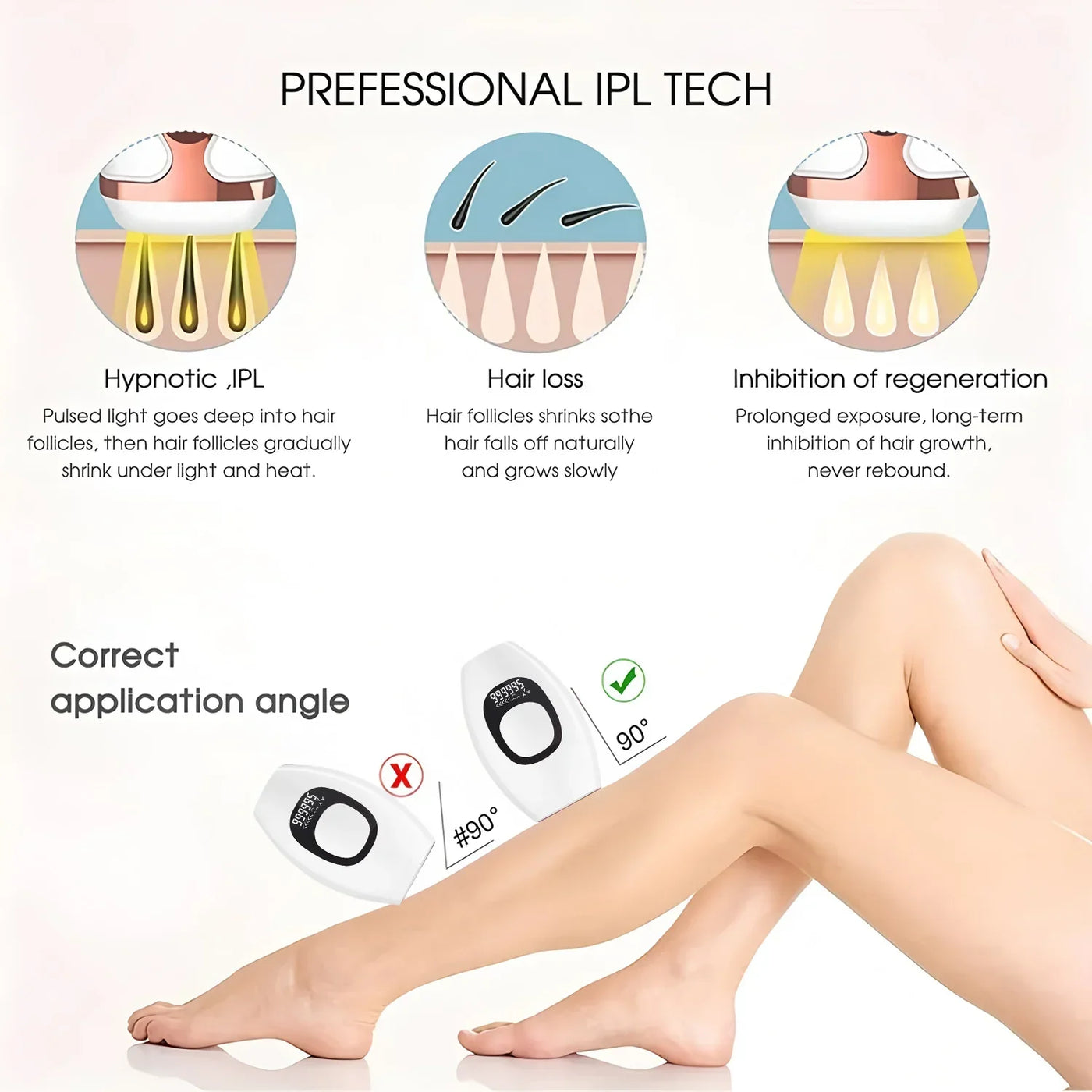 Hair Removal Electric Laser Depilator Whole Body Pubic Bikinis Depilator Remover Permanent Women Hair Removal Home