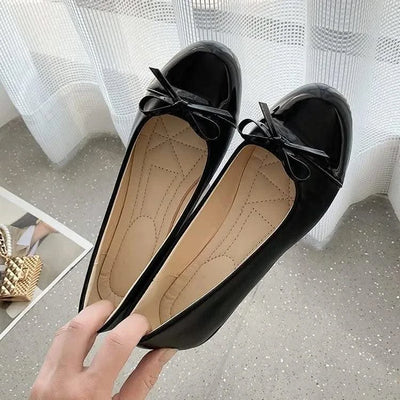 Non-slip Bowknot Comfortable Flat Ballerina Shoes for Women