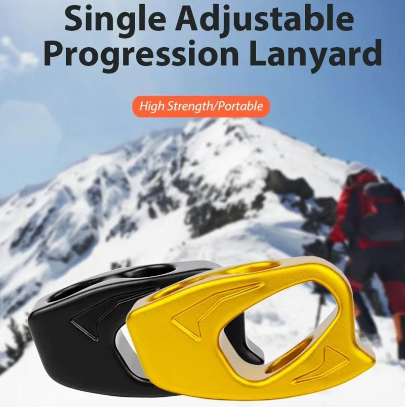 Rock Climbing Arrestor Ascender 8.9kn For Rock Climbing Mountaineering Caving Harness Adjustable Carabiner High Altitude