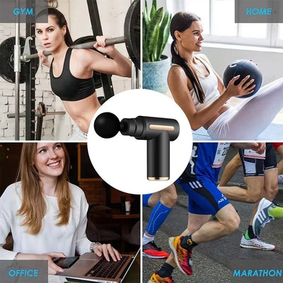 Fascia gun muscle relaxation massager smart mini full body massage impact gun portable small electric full body massage gun