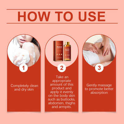 Body Firming Oil Sooth Dry Rough Repair Damaged Skin Hydrating Lighten Fine Line Shrink Pores Skin Care Serum Muscle Massage Oil