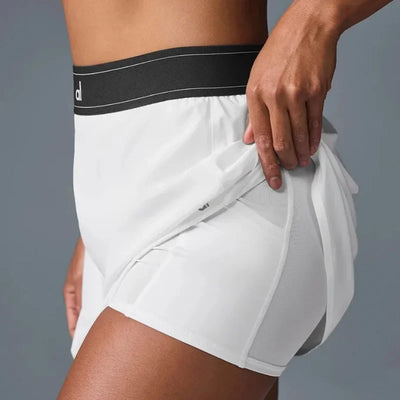 High Waisted Biker Shorts Women Summer Quick Drying Yoga Pants Skirt Loose Casual Sports Running Fitness Womens Wide Leg Shorts