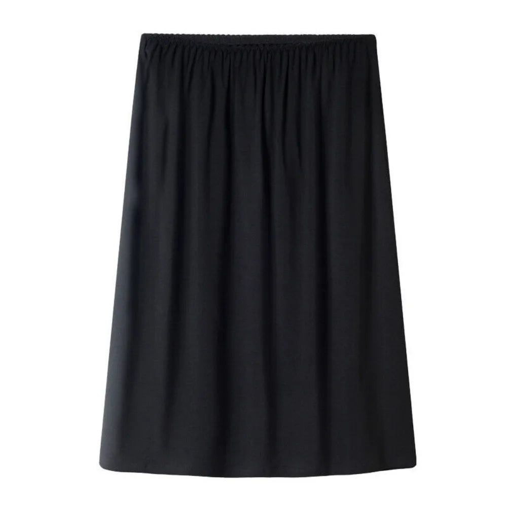 Fashion Women Under Dress Comfortable Summer Ladies Slip Skirt Lace Half Slips Lingerie Satin Skirt Petticoat