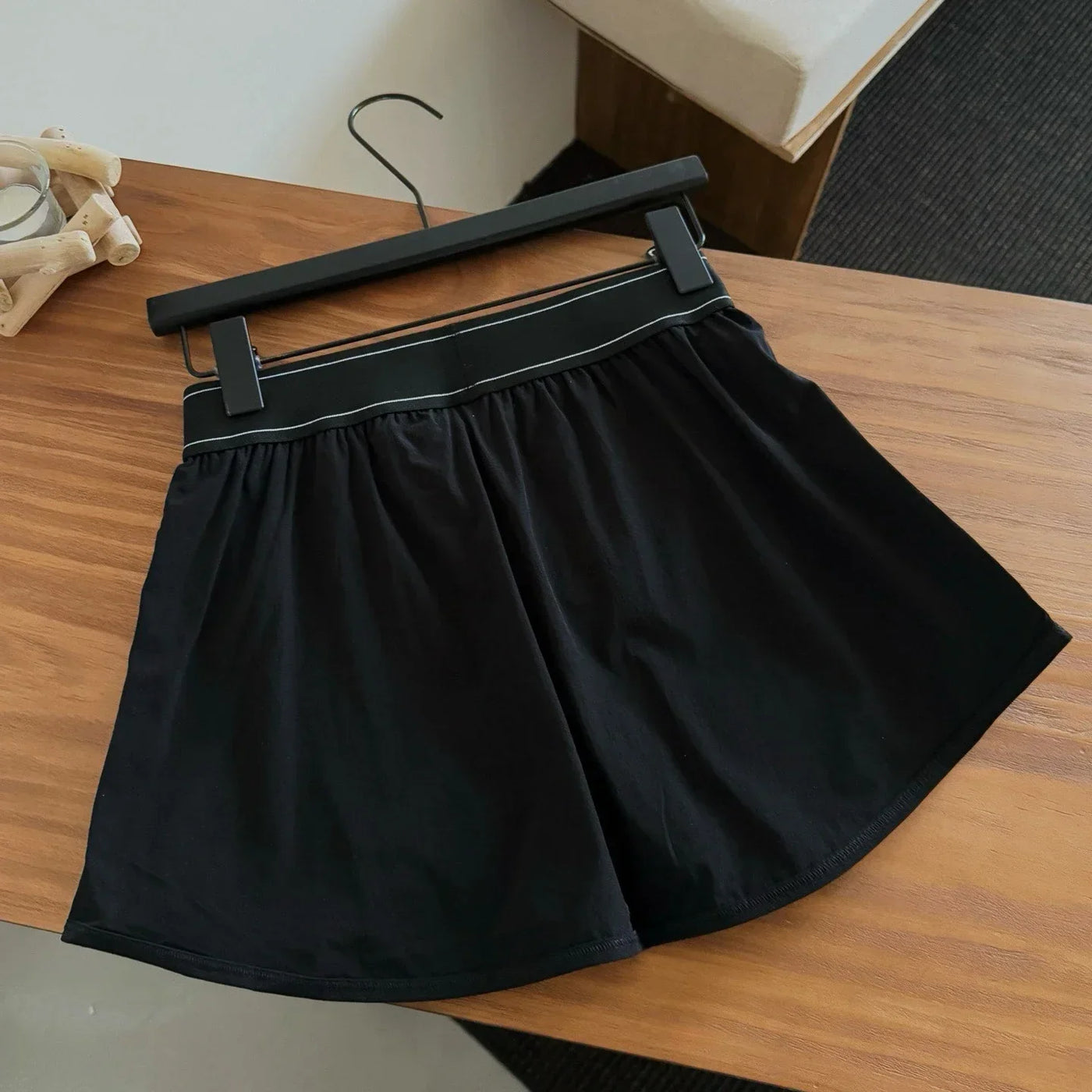 High Waisted Biker Shorts Women Summer Quick Drying Yoga Pants Skirt Loose Casual Sports Running Fitness Womens Wide Leg Shorts