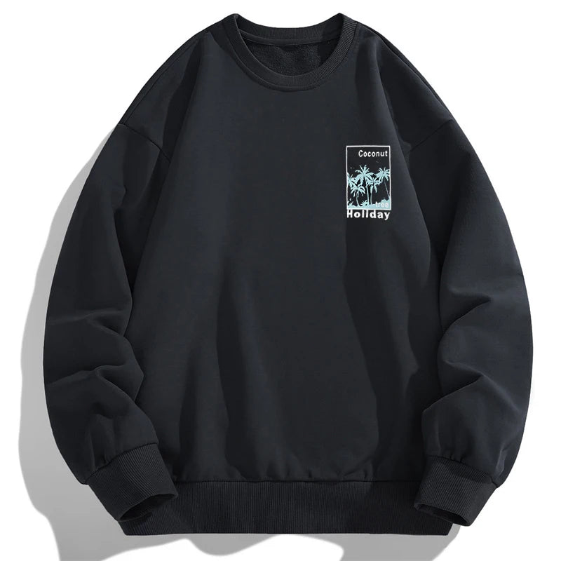 Oversized Tops Men Plus Size Autumn Pullovers Sweatshirts 6XL 7XL 110-180kg Man Round Neck Long Sleeve Printed Big Size Clothing