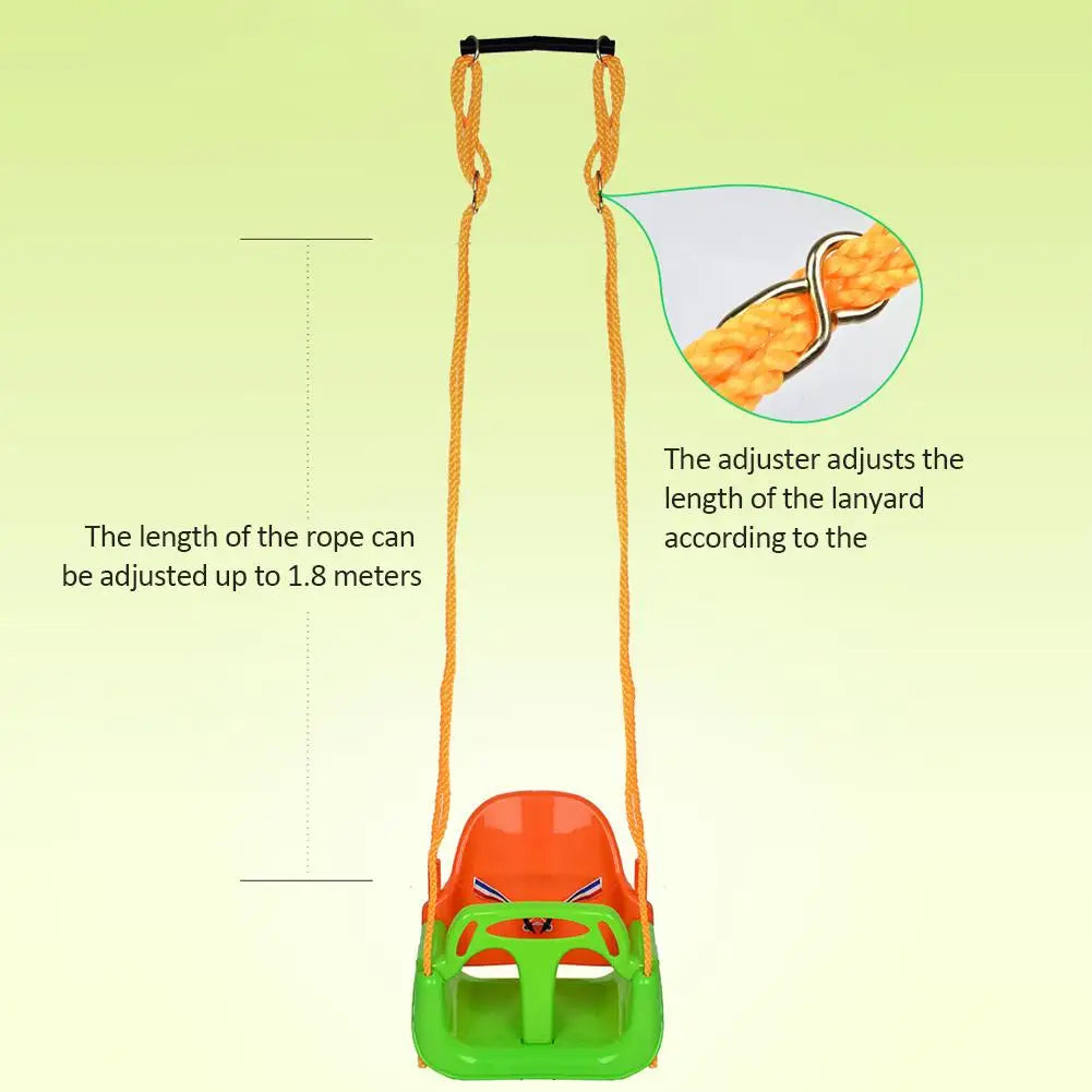 Children Swing Disc Toy Seat Kids Swing Rope Swings Outdoor Playground Hanging Garden Play Entertainment Activity For Adult/Kid