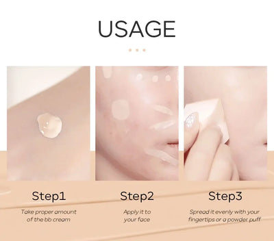 6-color optional concealer BB cream 30ml natural facial concealer primer