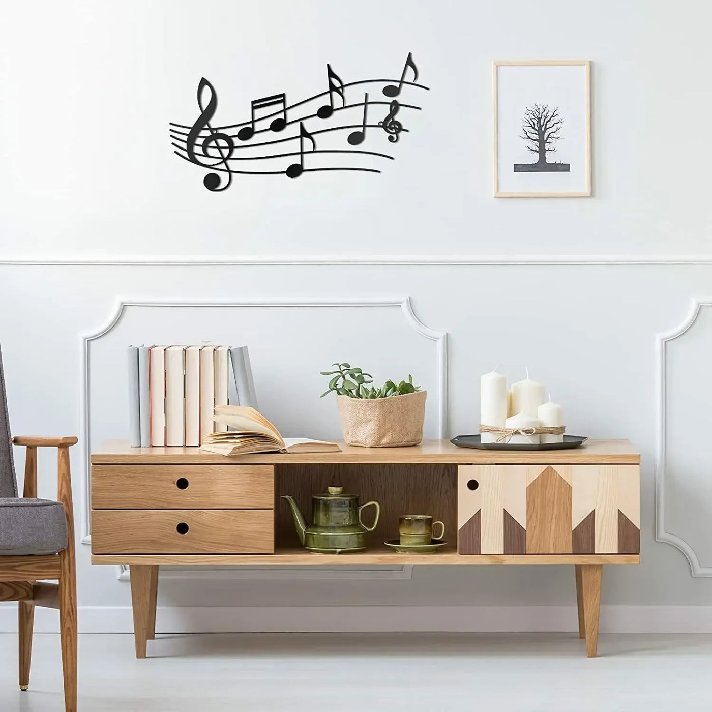 Music Note Wall Decor Metal Music Notes Wall Art Music Theme Note Decor