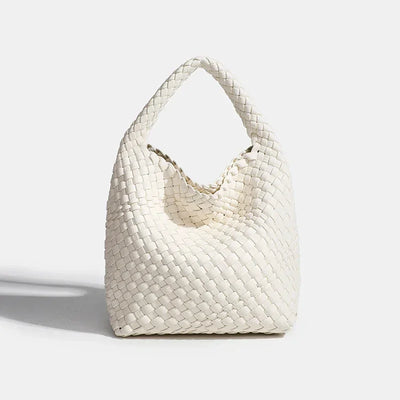 Designer bag Luxury 2024 woman bag Brand New Product PU Small size hand-woven bucket bag High quality Women's handbag