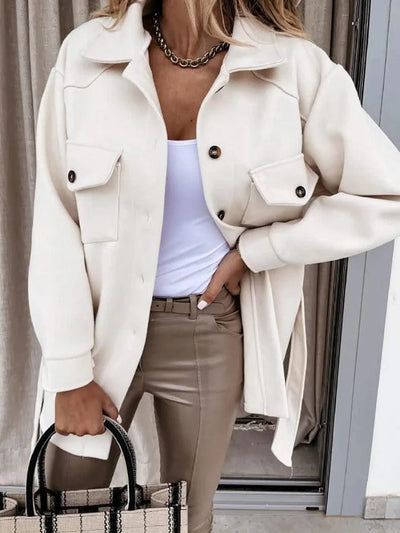 Women Fashion Jacket Thickened Windproof Thermal Coats Versatile Daily Wear
