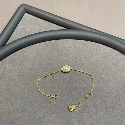 Women's Drip Diamond Necklace 18K Gold Plated Elegant Gift for Her