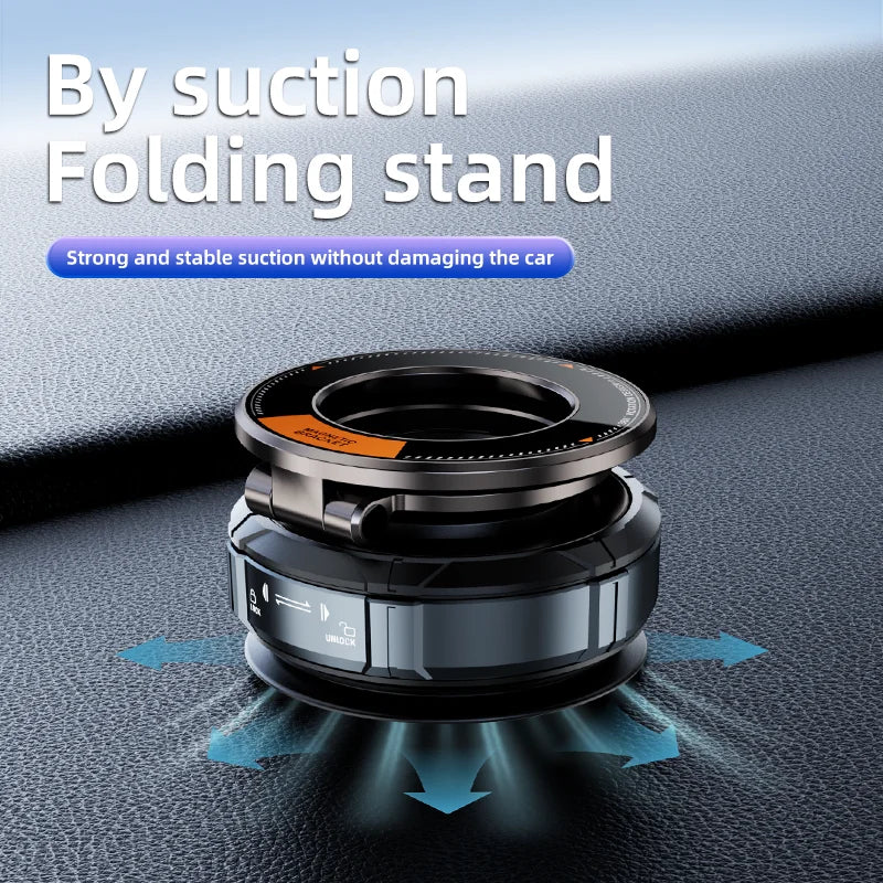 Magnetic Phone Holder Car Mount for MagSafe Enhanced Vacuum Suction Cup 360° Adjustable Cell Phone Accessorie for iPhone Android