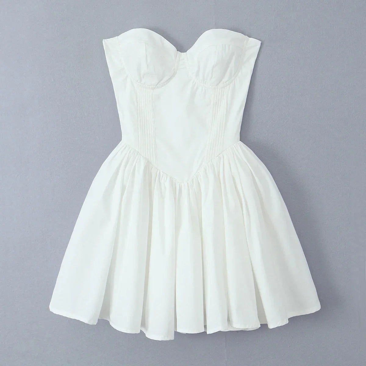 Luxury dresses women 2025 Summer dresses for women evening party dresses bodycon white mini dress elegant ruffle dress tube top