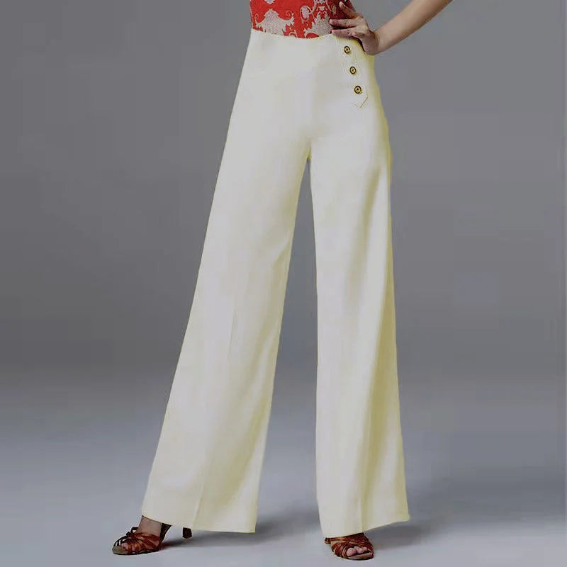 Women Wide Leg Pants 2023 Spring Summer Solid High Waist Long Casual Pants Korean Loose Dance Female Trousers Women's Clothing