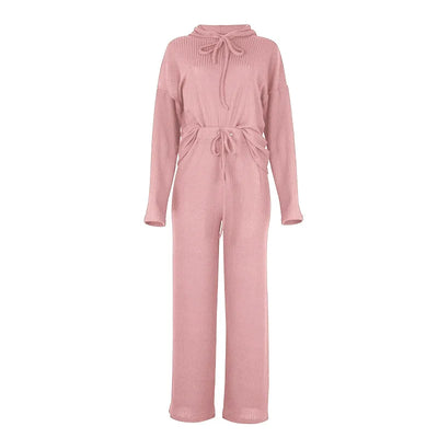 2023 Autumn Casual Wear Women Lounge Tracksuit 2 Piece Set Loose Lounge Sets Ladies Hooded Sweat Suit Outfits Female