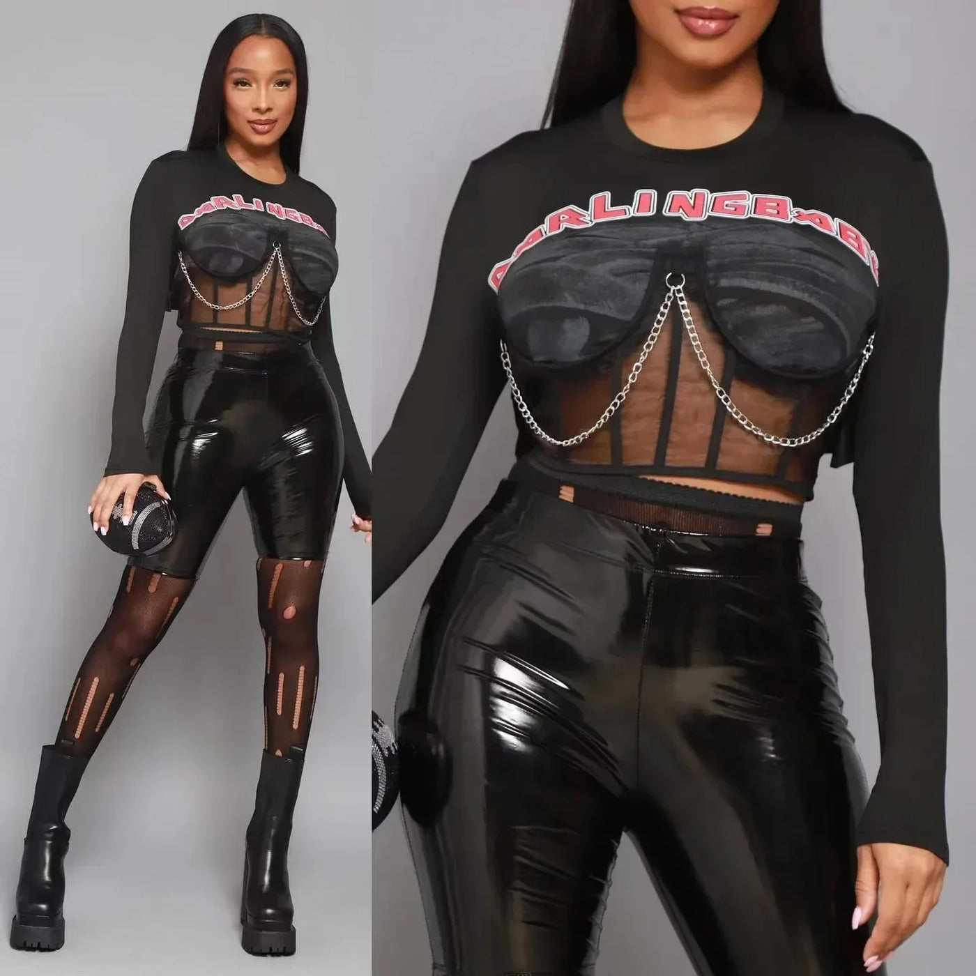 New Women's High Waisted PU Leather Skinny Black Shorts Sports Biker Shorts