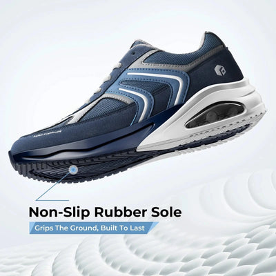 Fitville Extra Wide Walking Shoes for Men Wide Cushioned Sports Shoes For Swollen Feet Flat Feet Arch Fit Relieve Heel Pain