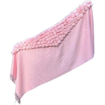 Winter Thick  Genuine Rabbit Fur Scarf for Women