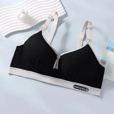 All-season Maternity Bra For Pregnant Women Breast-lifting Anti-sagging Front-opening Design For Breastfeeding Made  Pure Cotton