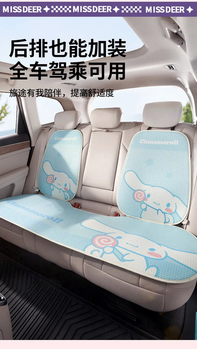 Sanrio Car Seat Cushion Car Cushion Protective Cushion Mesh Seat Cover Four Seasons Car Accessories Hello Kitty Car Accessories