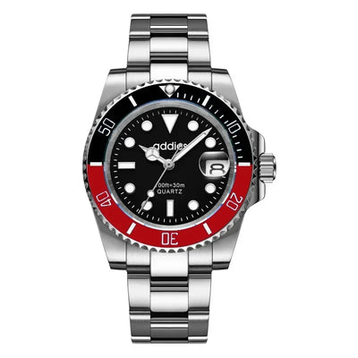 2025Advanced men's watches high-end products green water ghost quartz watches steel band waterproof luminous watches