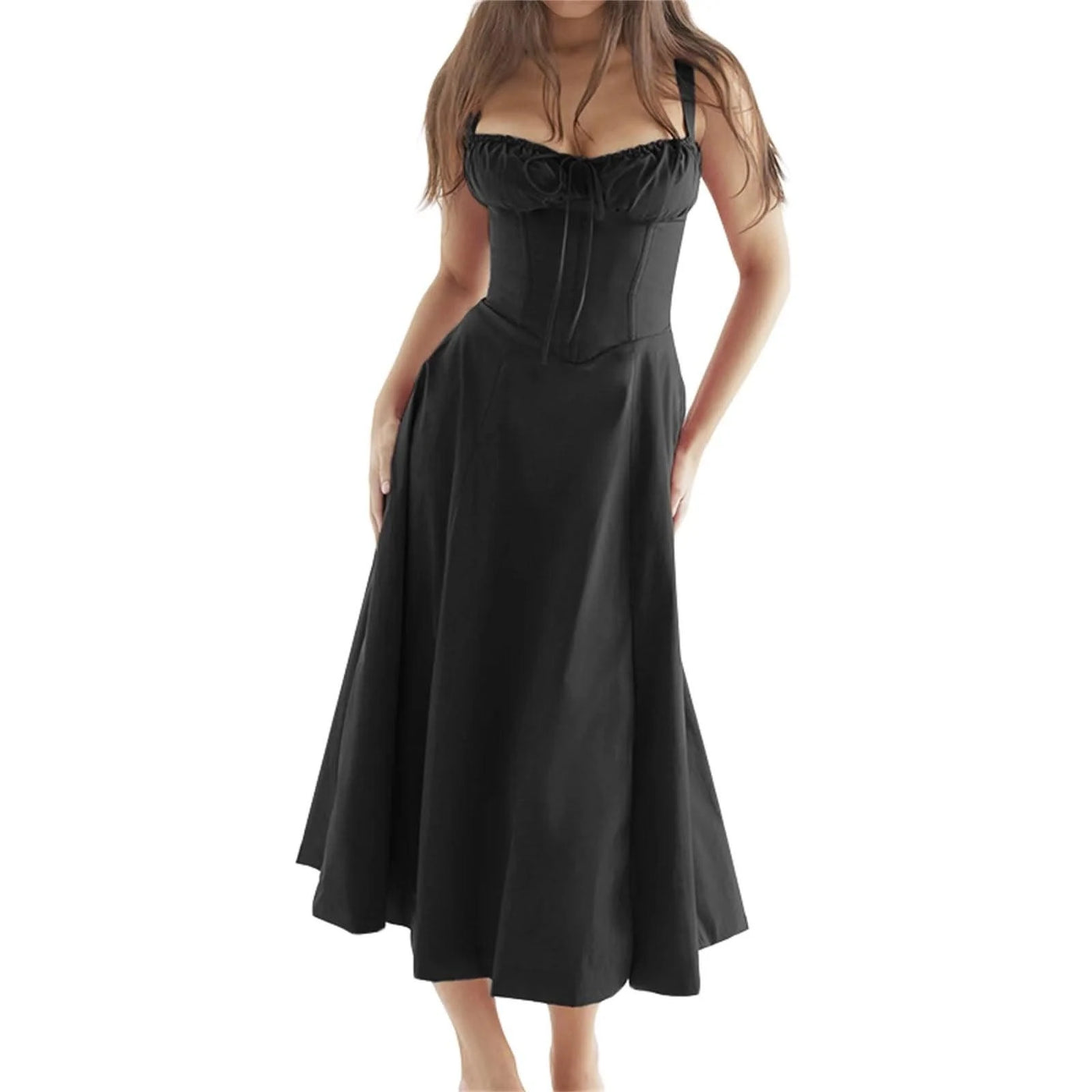 Elegant Summer Dresses for Women Sleeveless Bandage Party A-line Dress for Evening Party Beach Vestidos