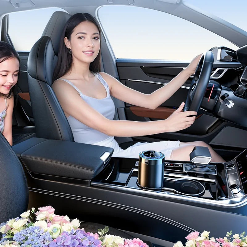 Car Air Diffuser Humidifier Smart Car Essential Oil Diffusers Smell Air Fresheners Aromatherapy Mist Maker For Car Home Office