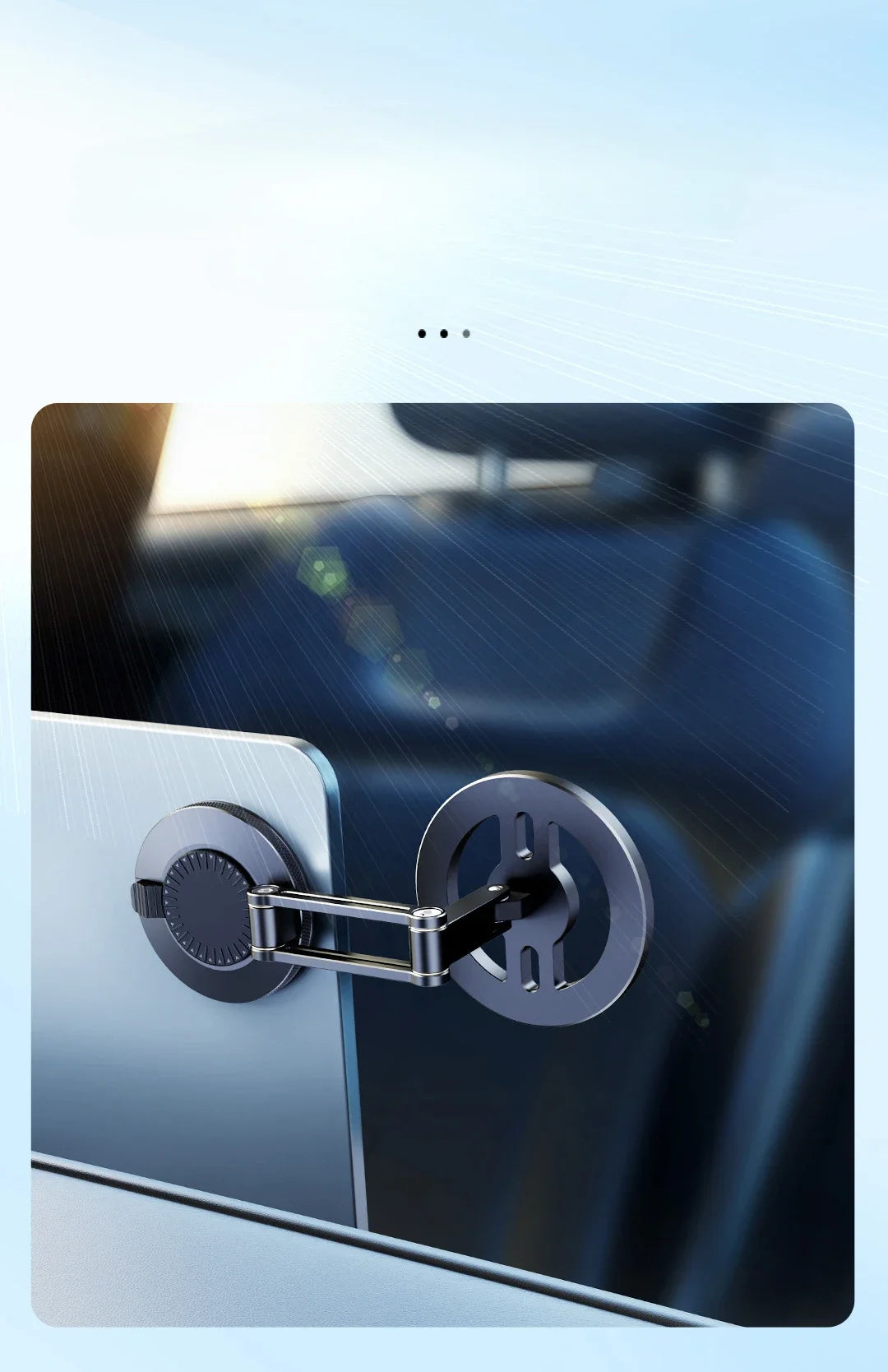 Eary for MagSafe Car Mount Strong 3M Adhesive Magnetic Phone Holder for Car Dash HandsFree 360°Rotation for iPhone 16 15 14 13
