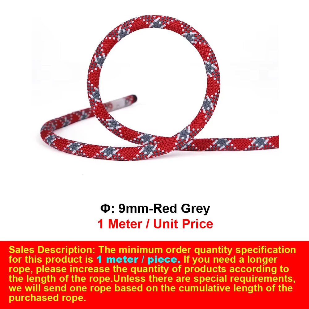 Φ:9mm-14mm,Static Ropes For Outdoor Climbing, High-Altitude Operation, Rapid Descent, Safety Rope, Various Specifications,P738