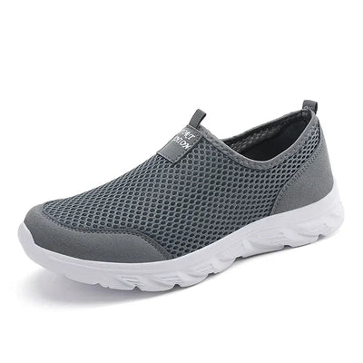 Men Shoes Breathable Mesh Summer Lightweight Hiking Walking Casual Shoes Slip-On Driving Men's Loafers