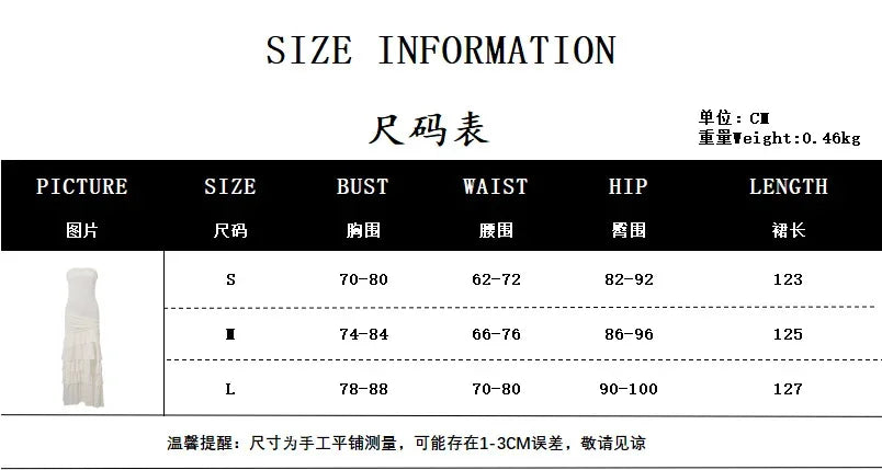 NIDANSSI White Strapless Backless Evening Party Dress Women Ruffle Robes Elegant Sexy Dress Bodycon Long Summer Dress Vestidos