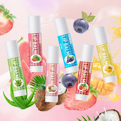 Fresh Fruit Lip Balm Lip Oil Moisturizing Clear Transparent Lipstick Long Lasting Hydrating Lipgloss Cosmetic Lip Gloss Base Gel