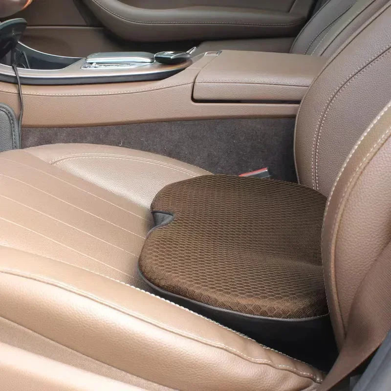 Car Seat Cushion, 2 in 1 Memory Foam Seat Pad for Sciatica and Lower Back Pain Relief, Seat Cushion for Car Seat Driver