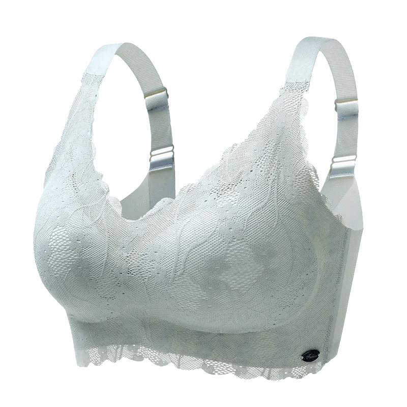Full Coverage Bra For Plus Size Women With No Underwire Thin Cup Design To Show Cchest Small Help Lift And Prevent Sagging