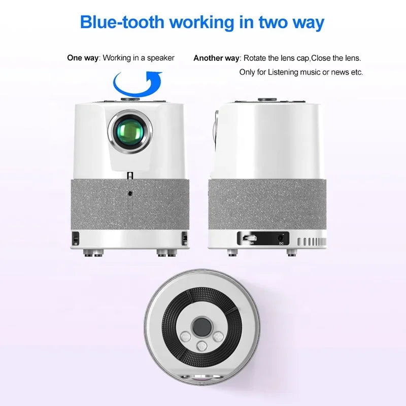 Projector2024 New Products Portable Projector Mini Android Lcd 4K Smart Tvs HD 4K 1080P Home Theater Projector
