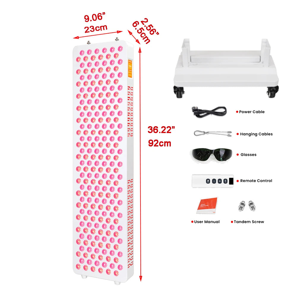 8Spectrum No blue light Near Infared Light Therapy Pain Relief RLpro300 Red Light Therapy Full Body  with stand