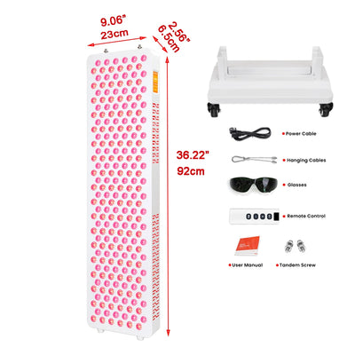 8Spectrum No blue light Near Infared Light Therapy Pain Relief RLpro300 Red Light Therapy Full Body  with stand